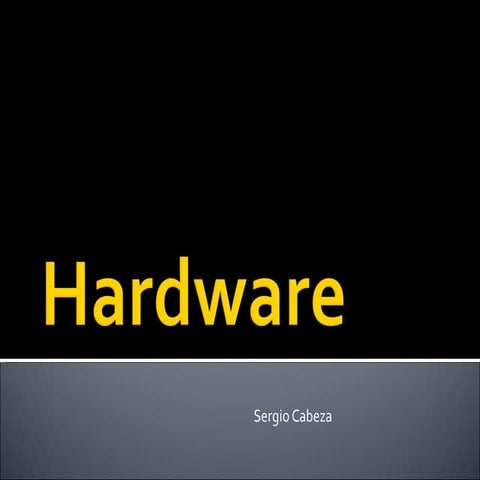 Sergio hardware