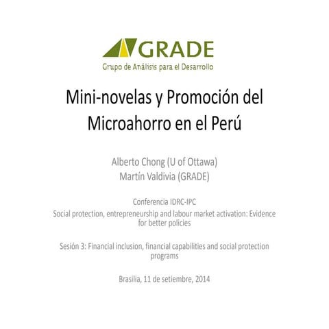 Alberto chong   martín valdivia mini-novelas y promoción del microahorro en e...