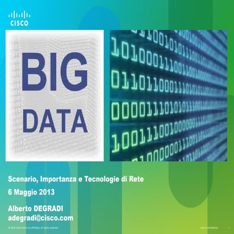 Alberto Degradi - Big Data: grande sfida e grande opportunità - Digital for B...