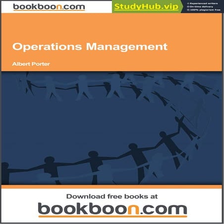 Albert Porter Operations Management