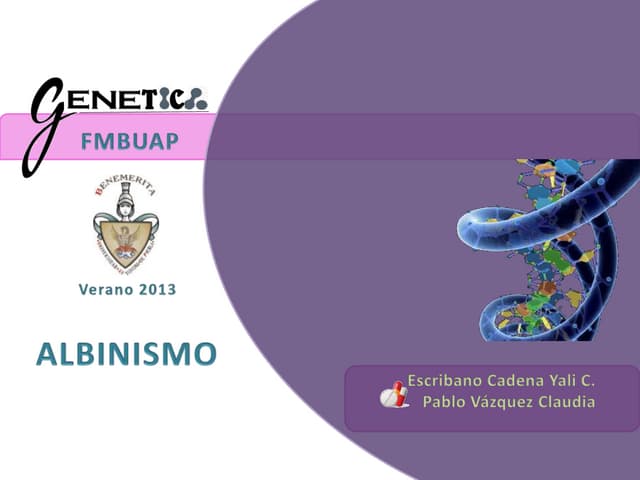 Albinismo GENETICA