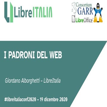 G. Alborghetti - I Padroni del Web