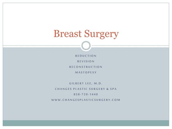 Oncoplastic breast surgery | PDF