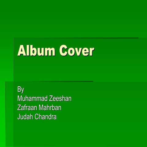 Album cover Research