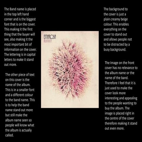 Album cover analysis