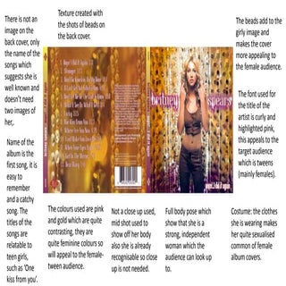 Album cover analysis