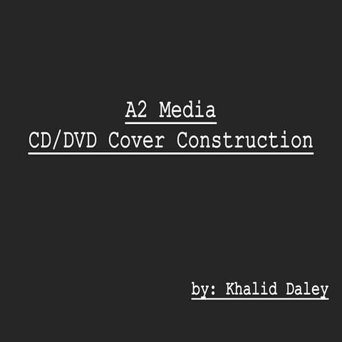 Album Cover Construction