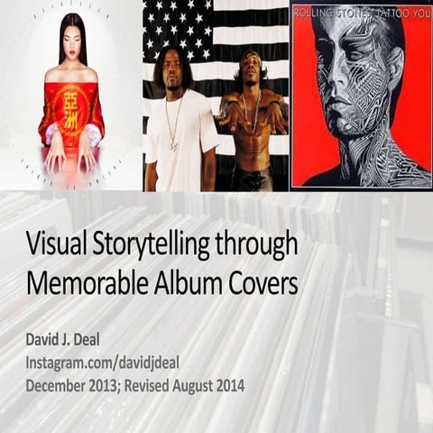 Visual Storytelling through Memorable Album Covers