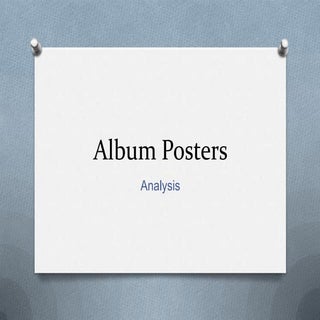 Album Posters Analysis