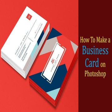 How To Make a Business Card on Photoshop