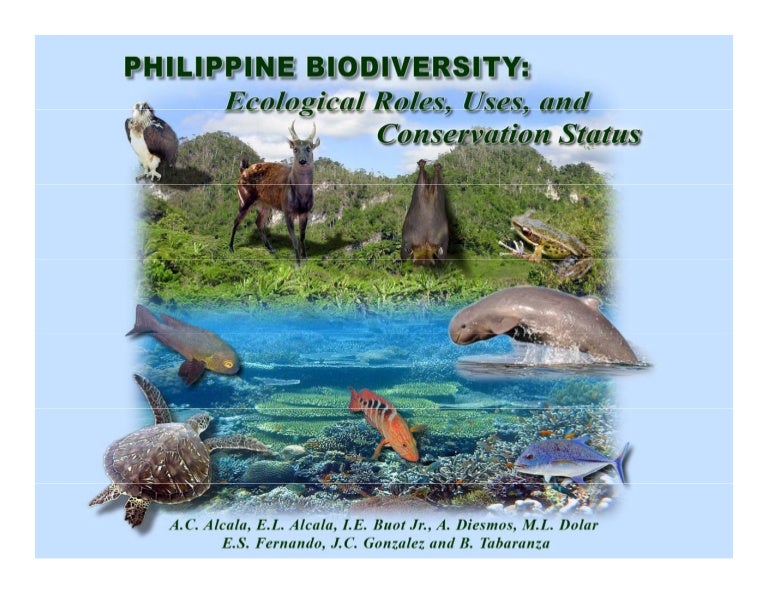 PHILIPPINE BIODIVERSITY Ecological Roles, Uses, and Conservation Sta…