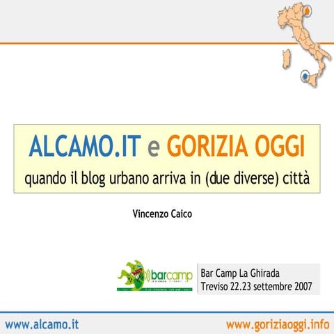Alcamo.it e Gorizia Oggi: quando il blog urbano arriva in (due diverse) città