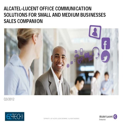 Alcatel comm solutions for small & medium business | PDF