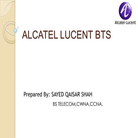 Alcatel lucent bts