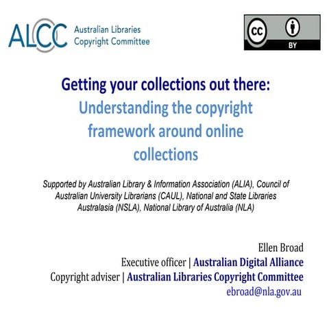 ALCC copyright training 2013
