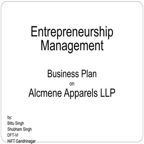 Business Plan