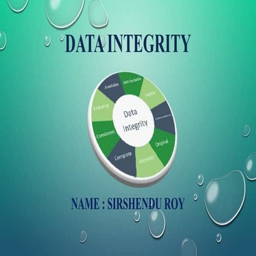 Data Integrity