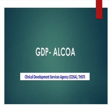 ICH-GCP E6 R2 ALCOA+C Principles | PPTX