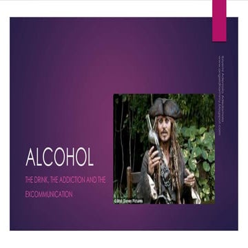 Alcohol: The Drink, The Addiction and the Solution