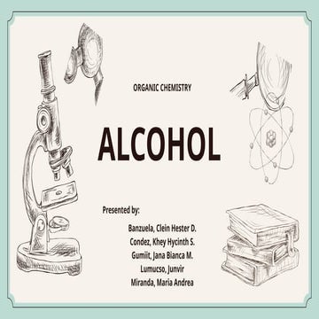 Nomenclature of Alcohols and its reactions | PPTX