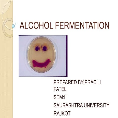 Alcohol fermentation