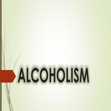 Alcoholism - Sign, Effects, Threats, Treatment