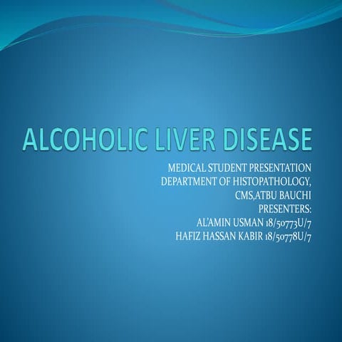 Alcohol liver disease by medical students.pptx