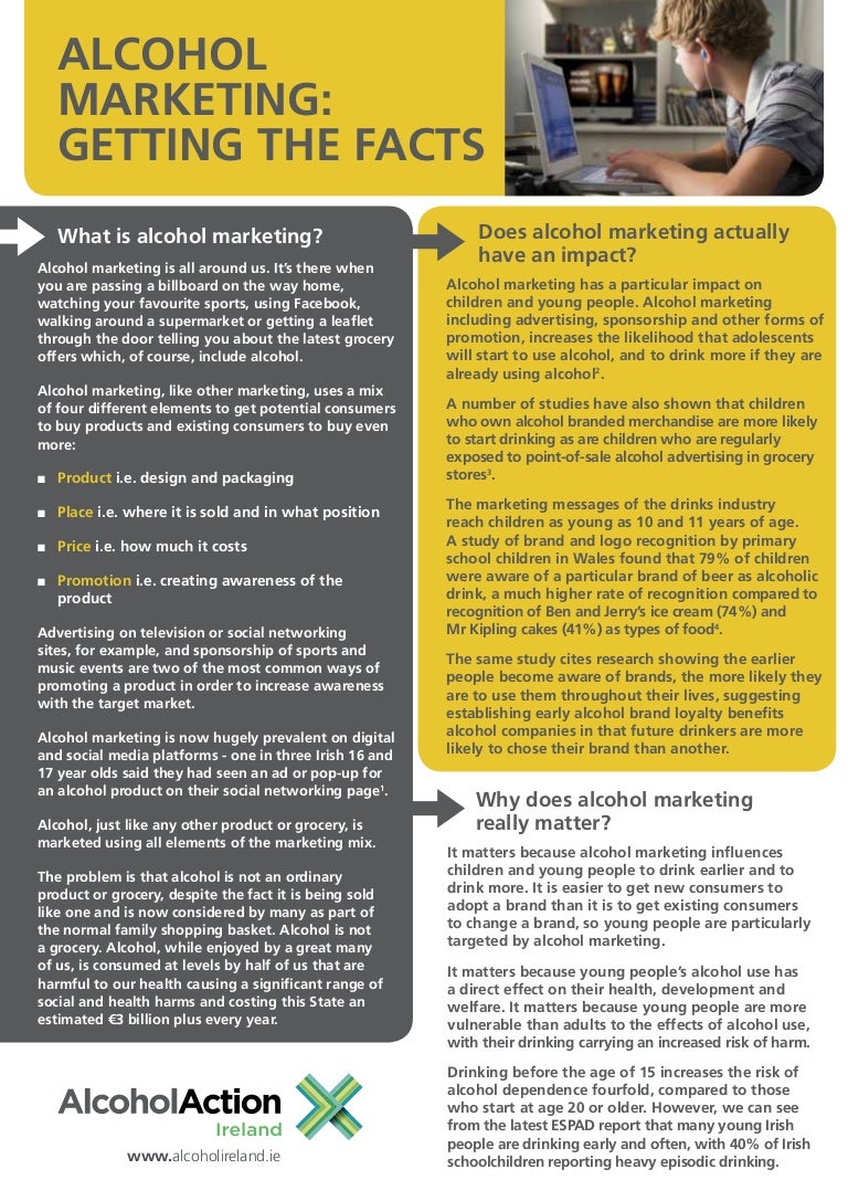 Alcohol marketing getting the facts