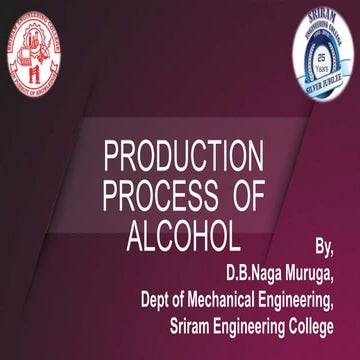 Alcohol presentation | PPTX