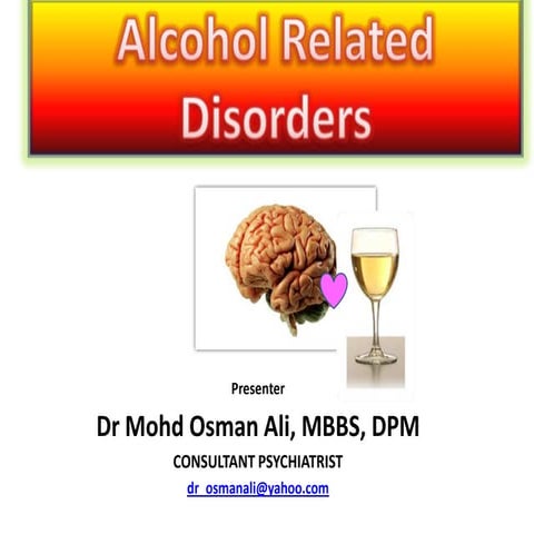 Alcohol related disorders osmanali