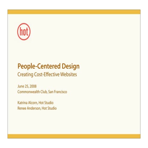 People-Centered Design