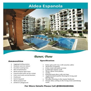 Aldea Espanola in Baner offer smart...