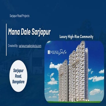 Mana Dale Sarjapur | 3 & 4 BHK Luxury Apartments | Brochure | Floor plan.pdf