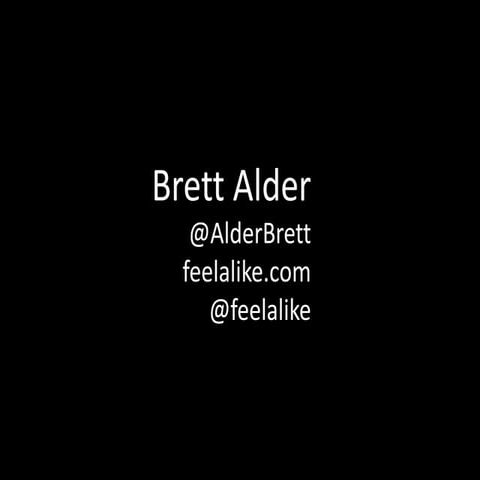 Brett Alder: Dispatches from the outskirts of medicine