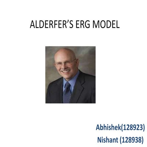 Alderfer’s ERG model