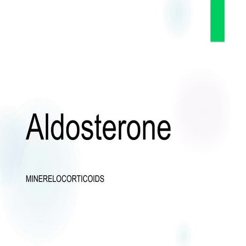 Aldersterone