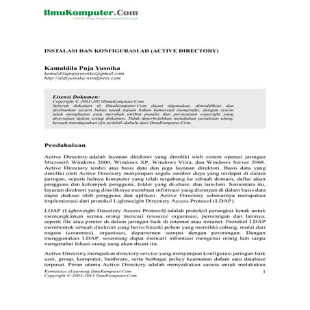 Active Directory Windows Server 2008 | PDF