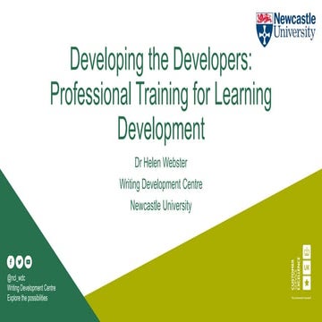 Al din he 17 developing the developers