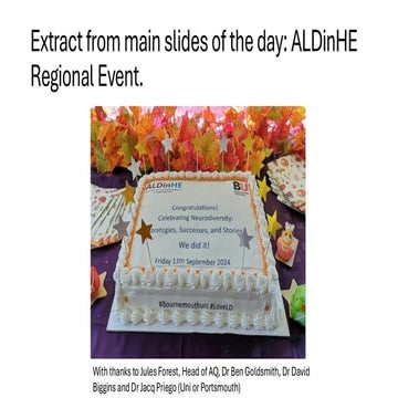 ALDinHE_Regional Event: Celebrating Neurodiversity OfS B3