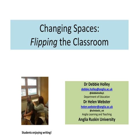 The flipped classroom