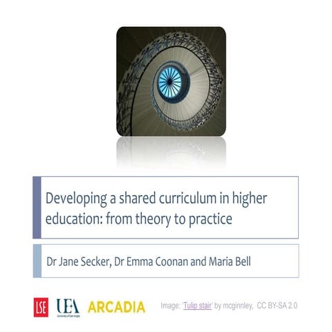Developing a shared curriculum in higher education: from theory to practice