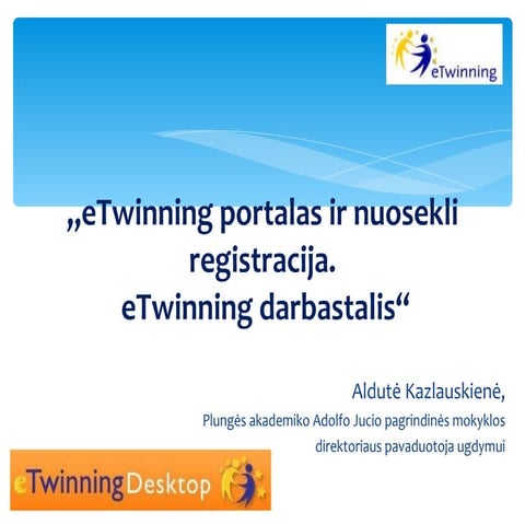Aldute's nuosekli  registracija į eTwinning