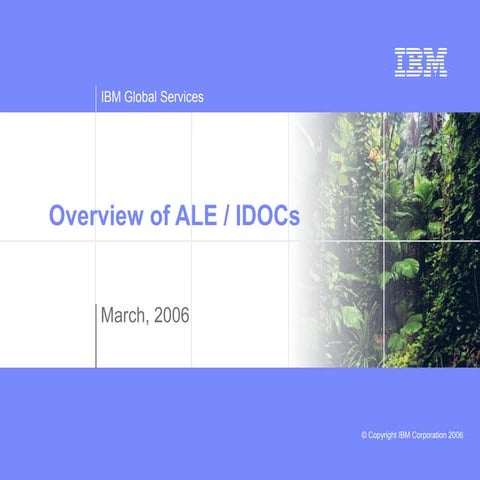 IDOCS ALE