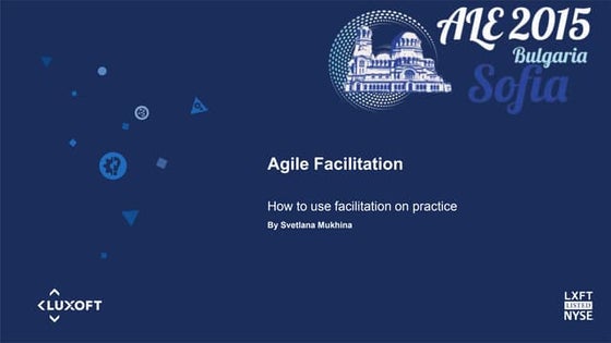 Ale2015 Agile Facilitation