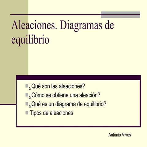 Aleaciones