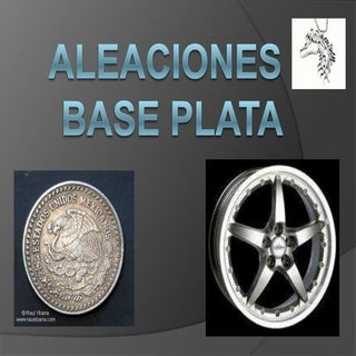 Aleaciones base plata