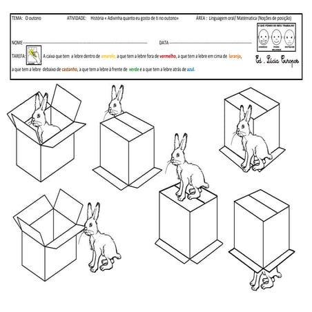 A lebre e a caixa  4 anos