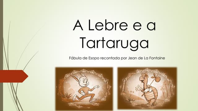 A lebre e a tartaruga