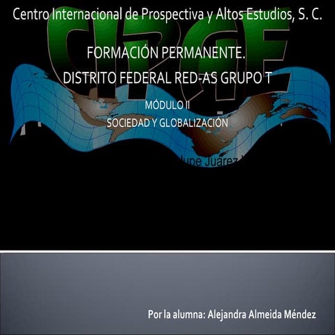 Alejandra Almeida Globalización