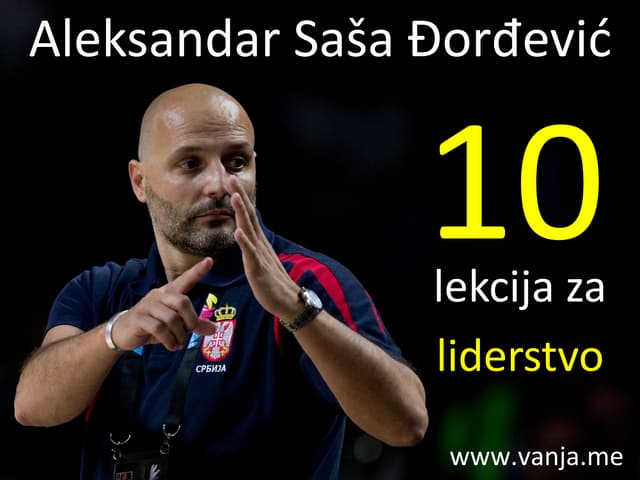 10 lekcija za liderstvo - Aleksanda...